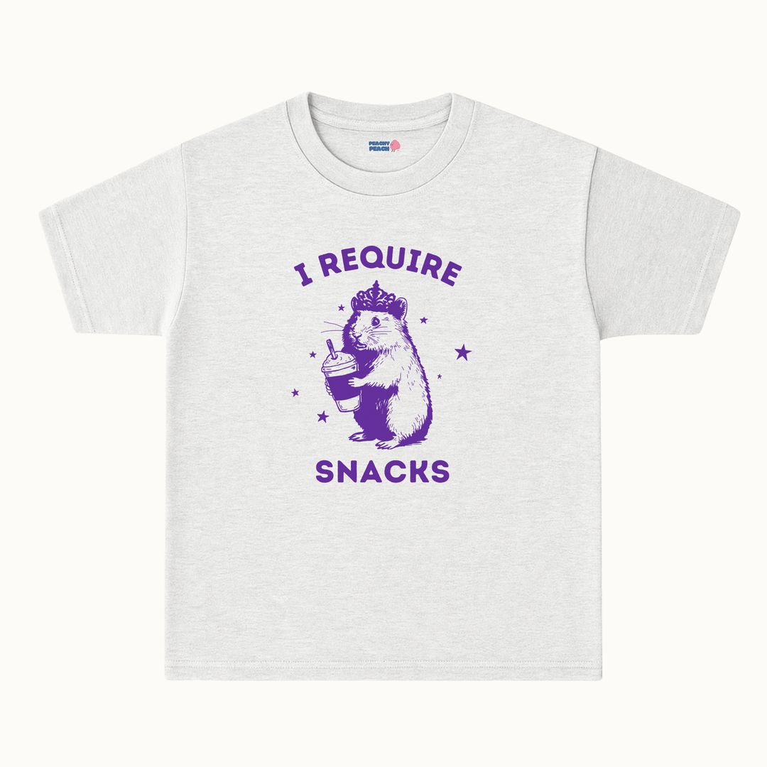I require snacks