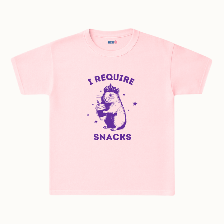 I require snacks
