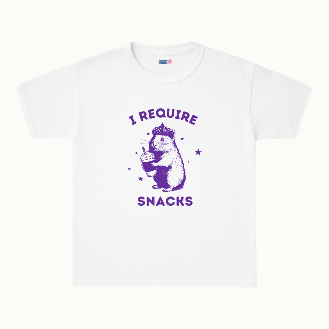 I require snacks