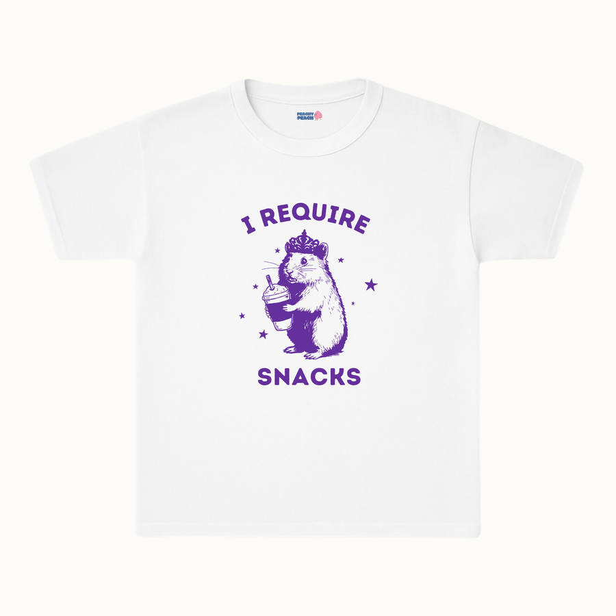 I require snacks