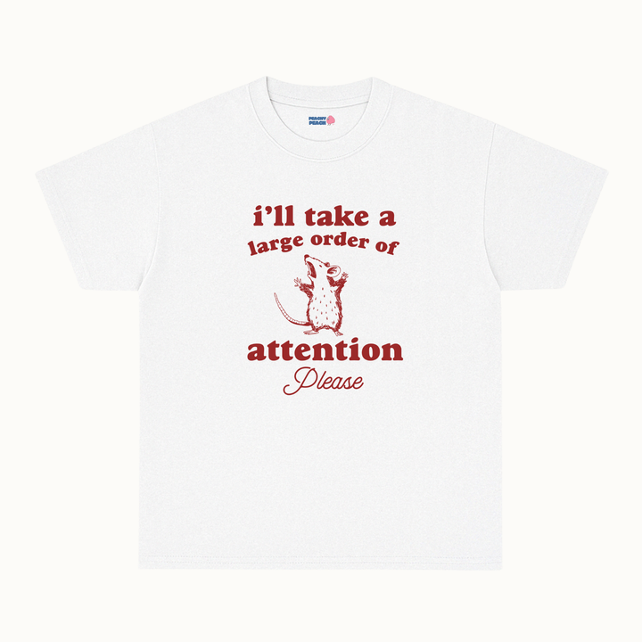 I'll take a large order of attention please