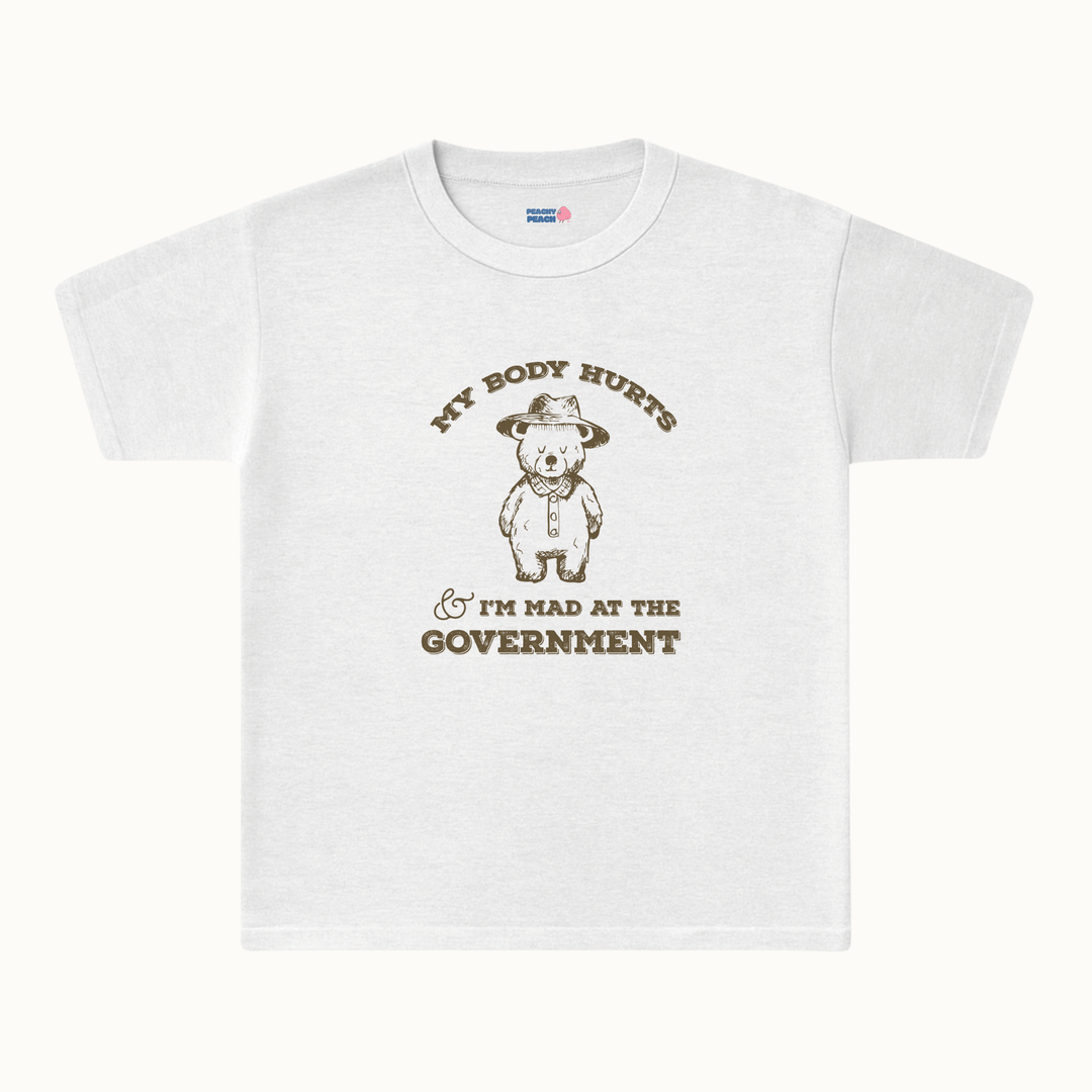 My body hurts & I'm mad at the government