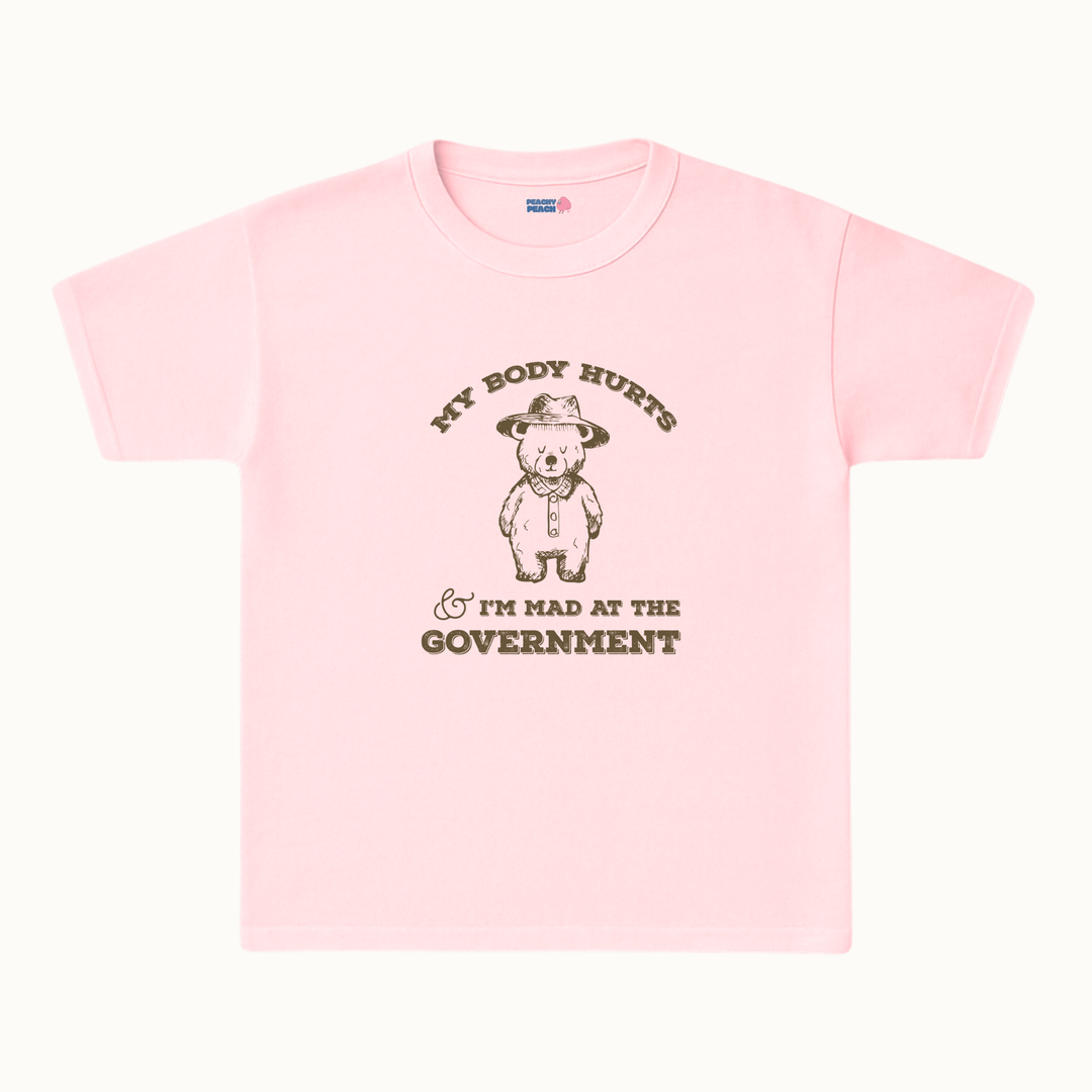 My body hurts & I'm mad at the government
