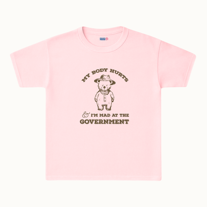 My body hurts & I'm mad at the government