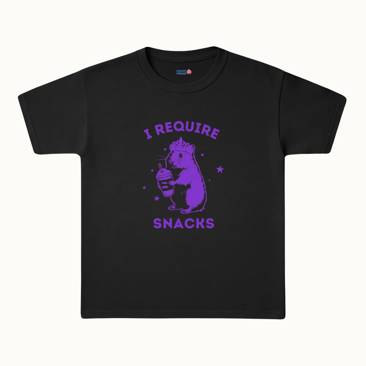 I require snacks