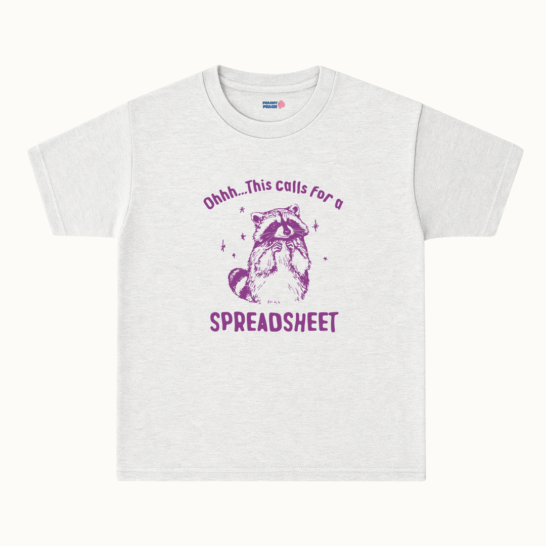 This calls for spreadsheet