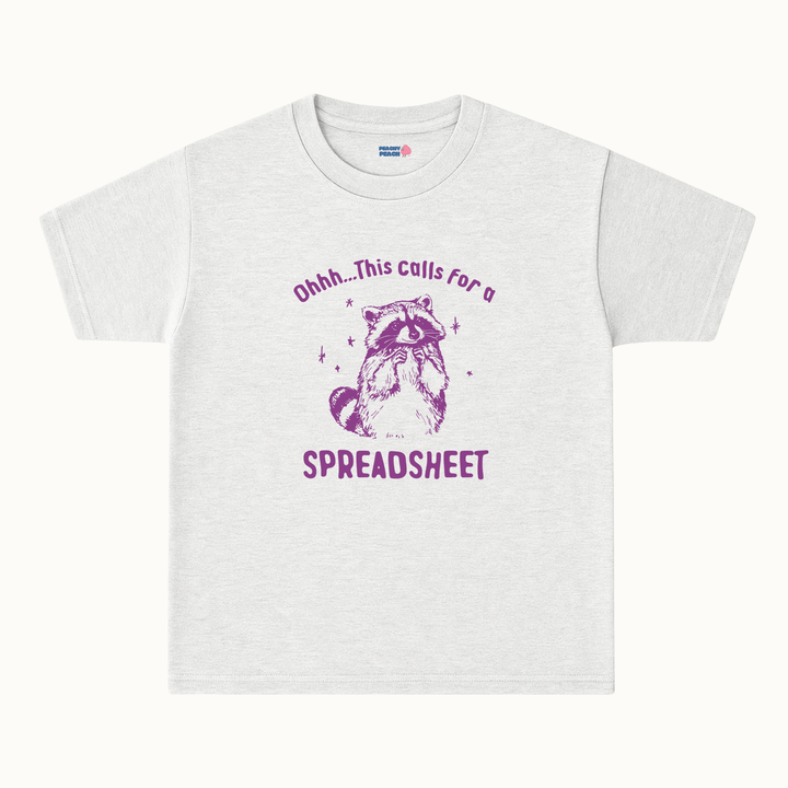 This calls for spreadsheet