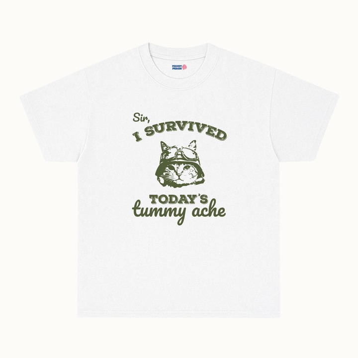 Sir, I survived today's tummy ache